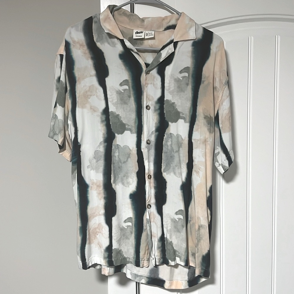 Water Color Button Down Shirt